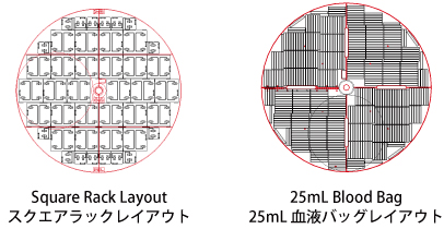 Vario 1500 Rack layouts